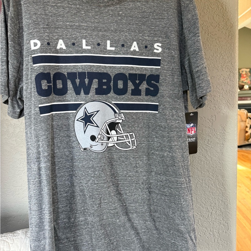 NFL Dallas Cowboys Vented Gray T-Shirt NWT
